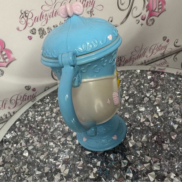 Disney Cinderella cup plastic Disney on ice flip flop open top blue pink cute - Picture 6 of 6